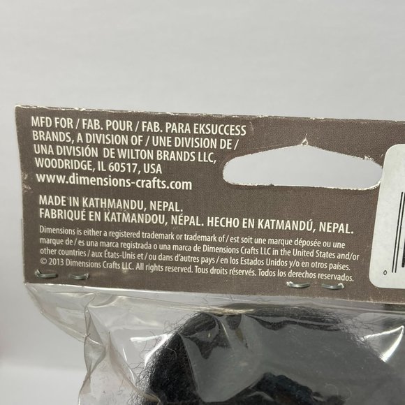 Dimensions FeltWorks Needle Felting Wool Roving Cool Blue Pencil Black 2 Packs - Picture 9 of 13